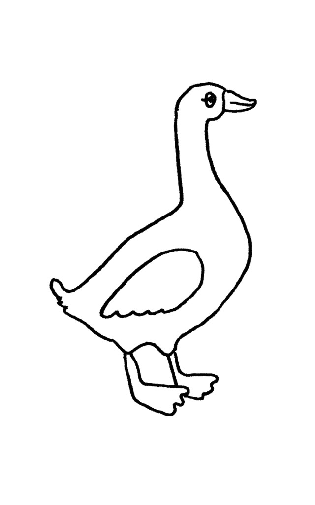 Golden Goose Coloring Pages