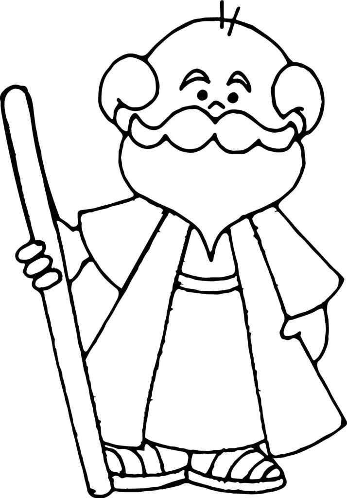 Little Gray Man Coloring Page