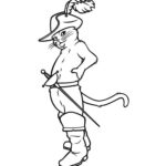 Puss In Boots Coloring Page