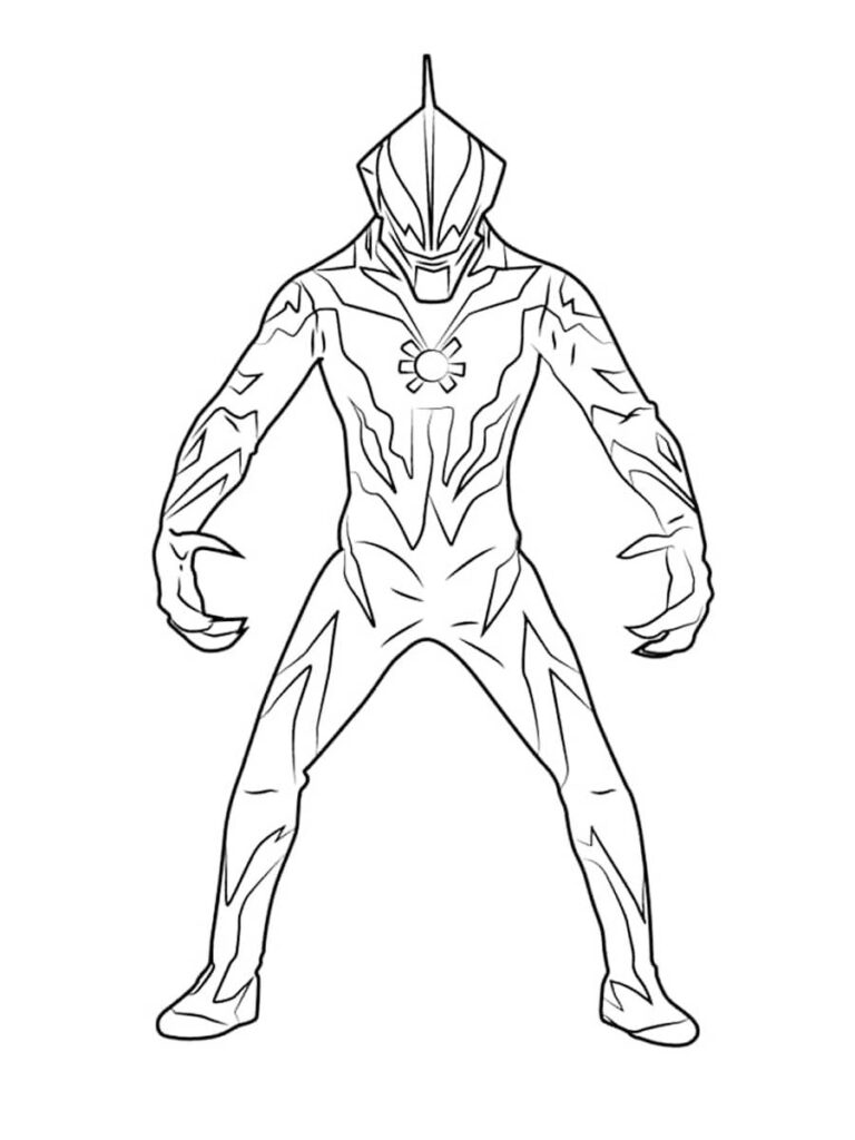 Ultraman Geed Coloring Page