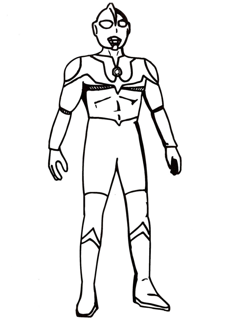 Ultraman Ginga Coloring Page