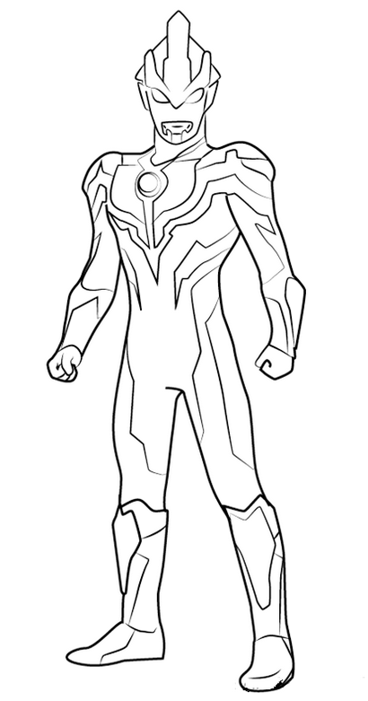 Ultraman Orb Coloring Page