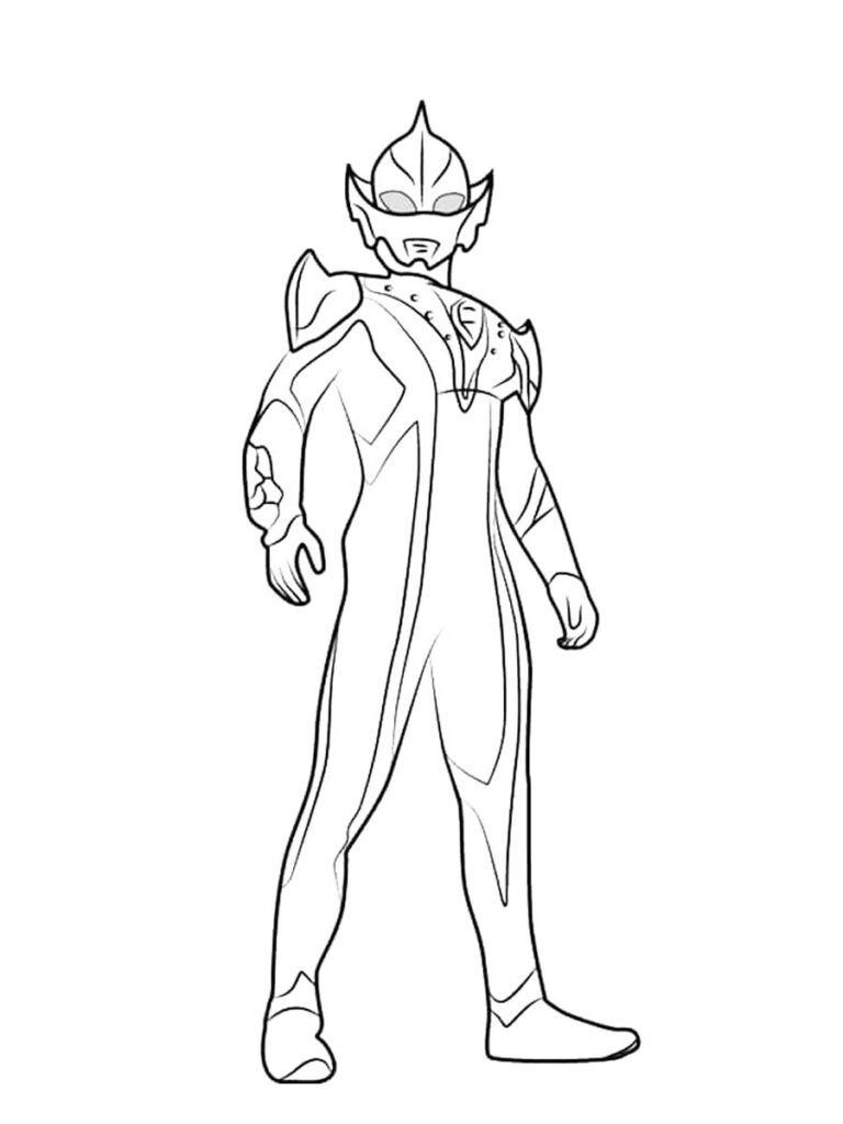 Ultraman Regulos Coloring Page