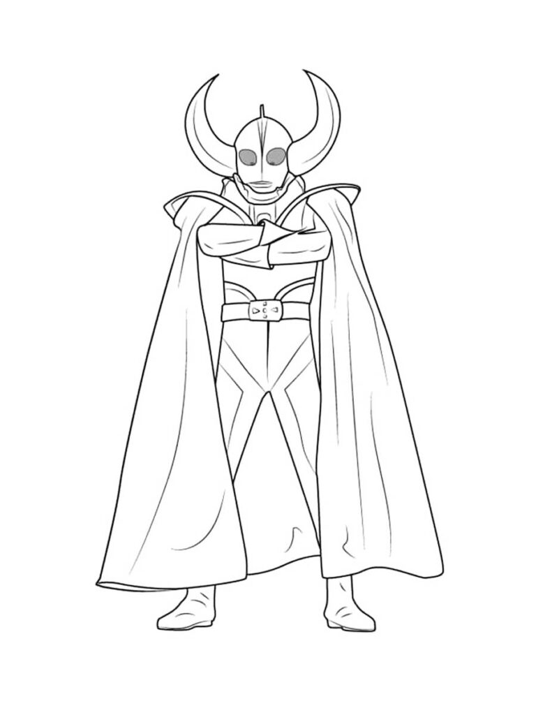 Ultraman Taro Coloring Page