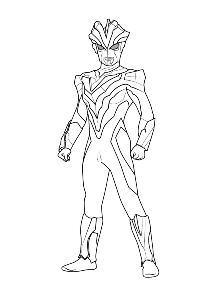 Ultraman Victory Coloring Page