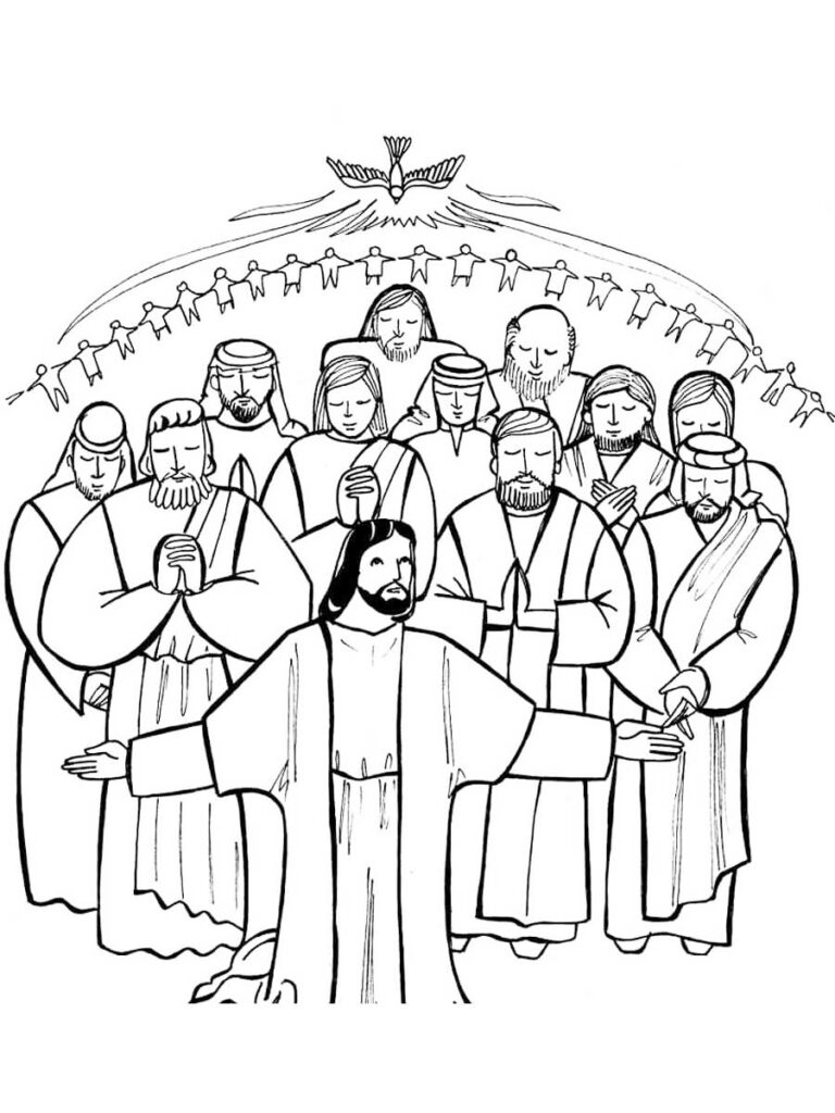 All Saints Coloring Page