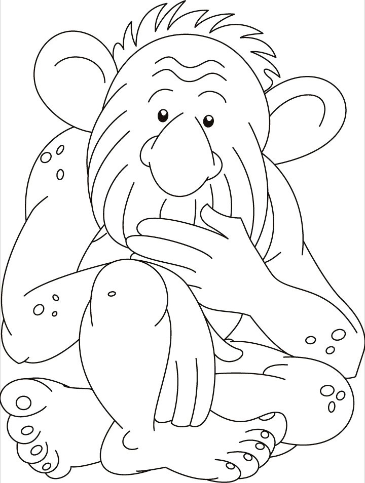 Billy Goats Gruff Troll Coloring Page