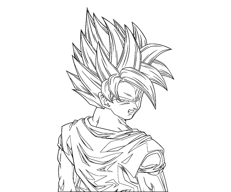 Dragonball Goku Coloring Page