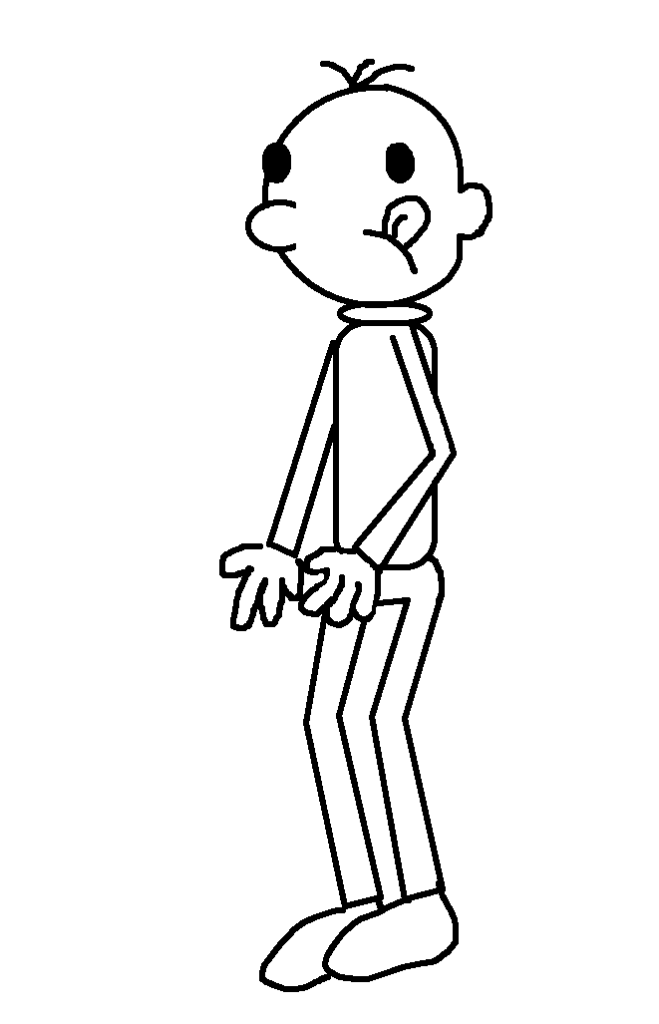 Funny Diary Of A Wimpy Kid Coloring Page