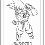 Goku Coloring Page