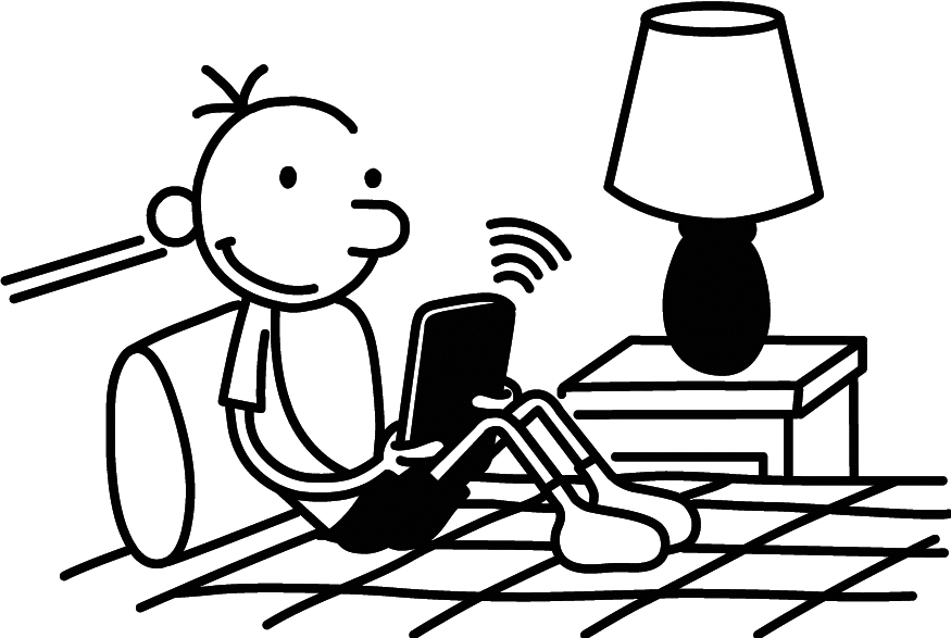 Greg Heffley Diary Of A Wimpy Kid Coloring Page