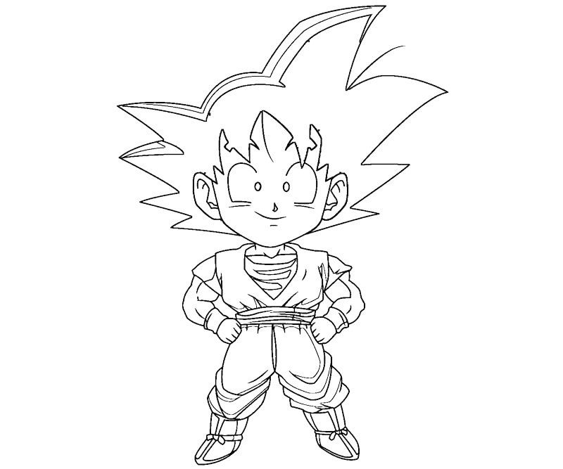 Kid Goku Coloring Pages