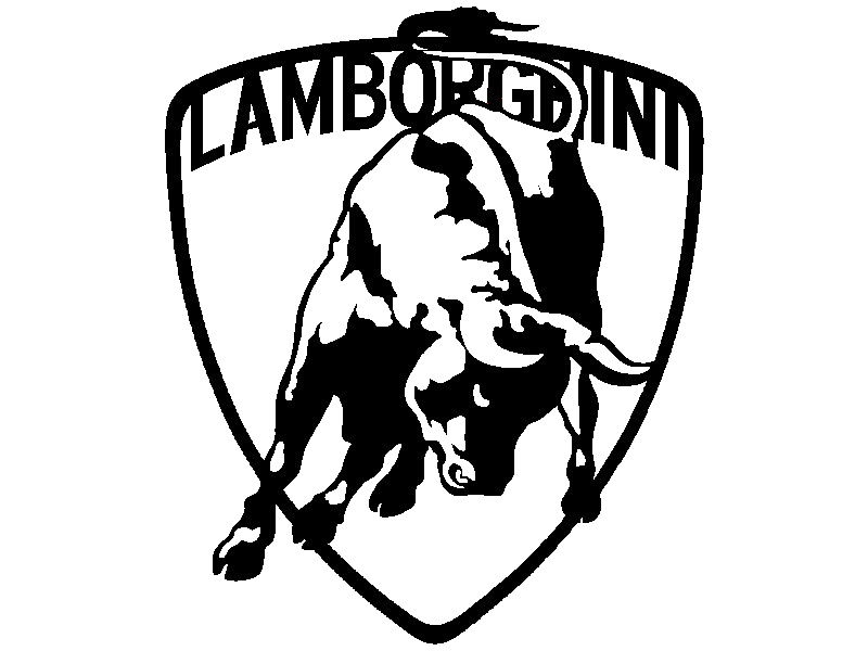 Lamborghini Logo Coloring Page