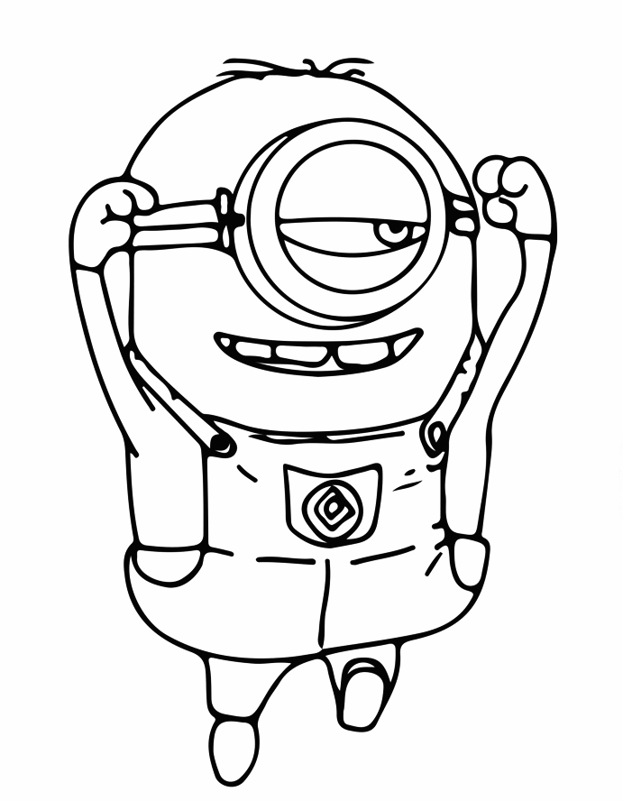 Silly Emotion Coloring Page