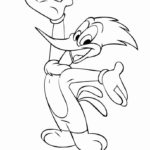 Woody Woodpecker Coloring Page