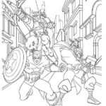 Hawkeye And Avengers Coloring Page