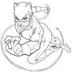 Catwoman Coloring Pages