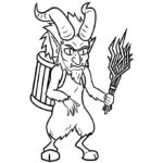 Krampus Coloring Sheet