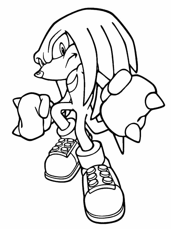 Cool Knuckles Coloring Page