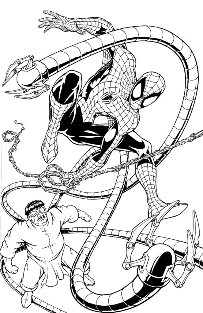 Doctor Octopus Coloring Pages