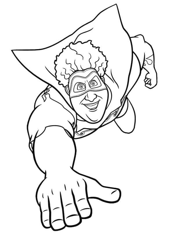 Hal Megamind Coloring Page