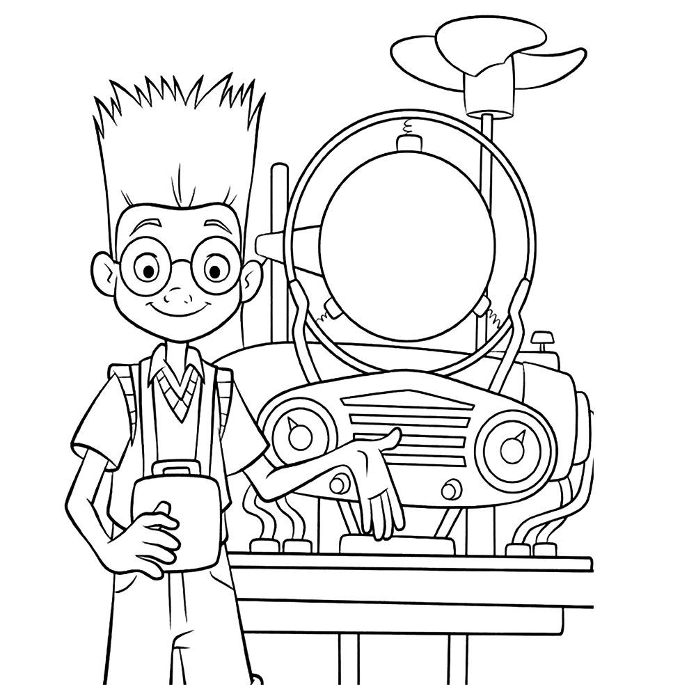 Lewis Building A Vehicle Coloring Page