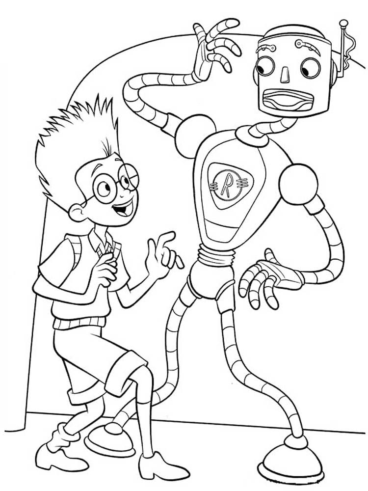 Lewis And Carl Coloring Page