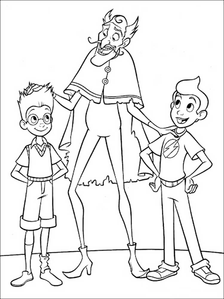 Meet The Robinsons Characters Coloring Page