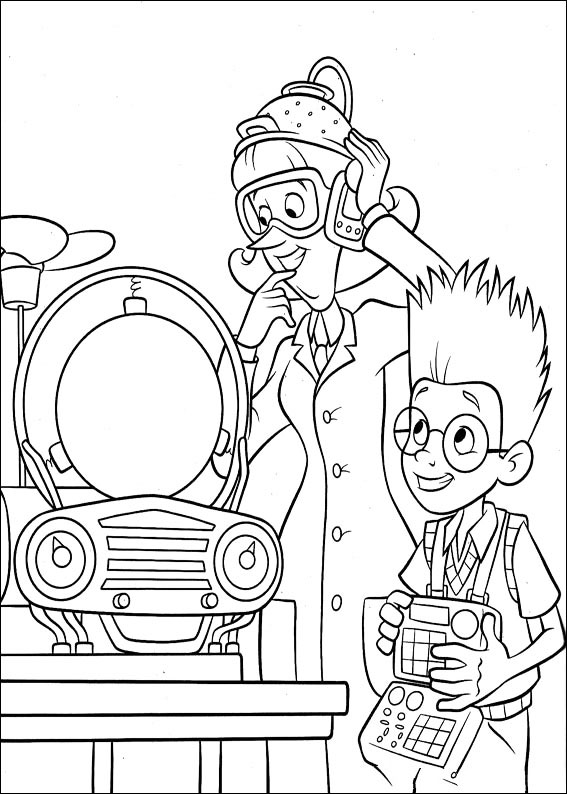 Meet The Robinsons Coloring Sheet