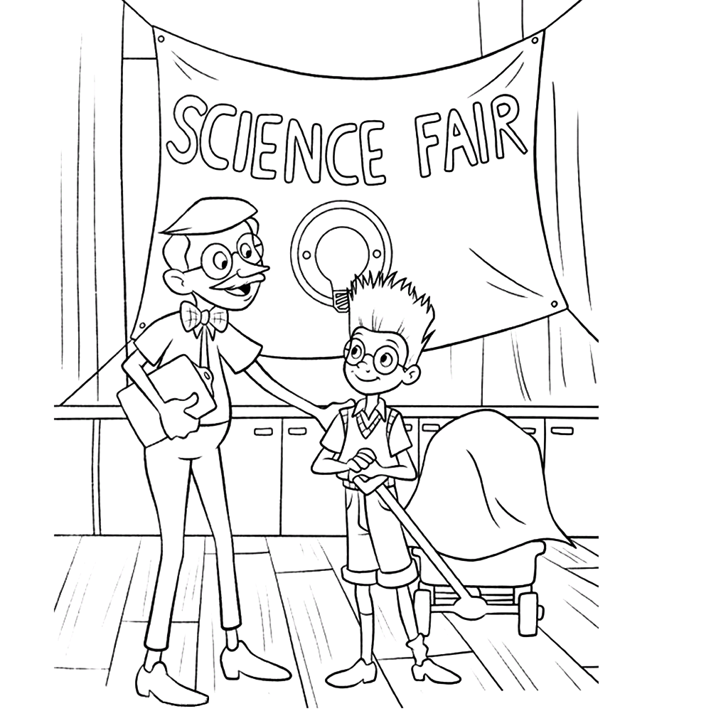 Meet The Robinsons Science Fair Coloring