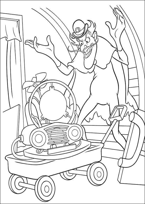 Meet The Robinsons Villain Coloring Page