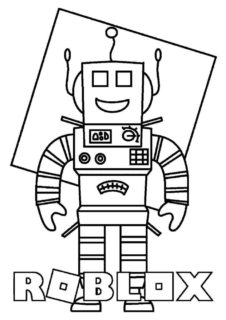 Roblox Coloring Page