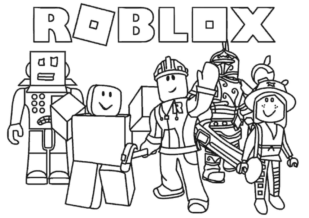 Roblox Coloring Pages