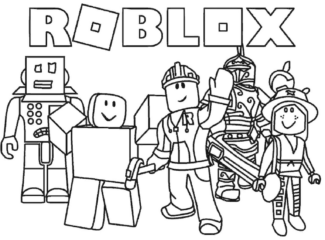 Roblox Coloring Pages