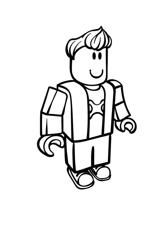 Roblox Coloring Sheet