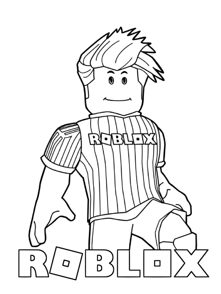 Roblox Soccer Coloring Page