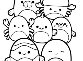 Squishmallows Coloring Pages