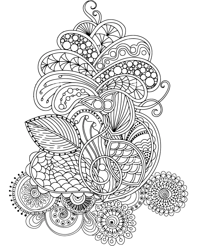 Complex Zen Coloring Page