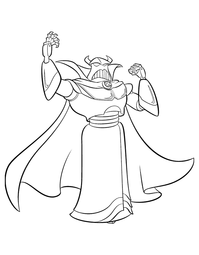 Emperor Zurg Coloring Page