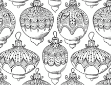 Fancy Ornaments Coloring Page