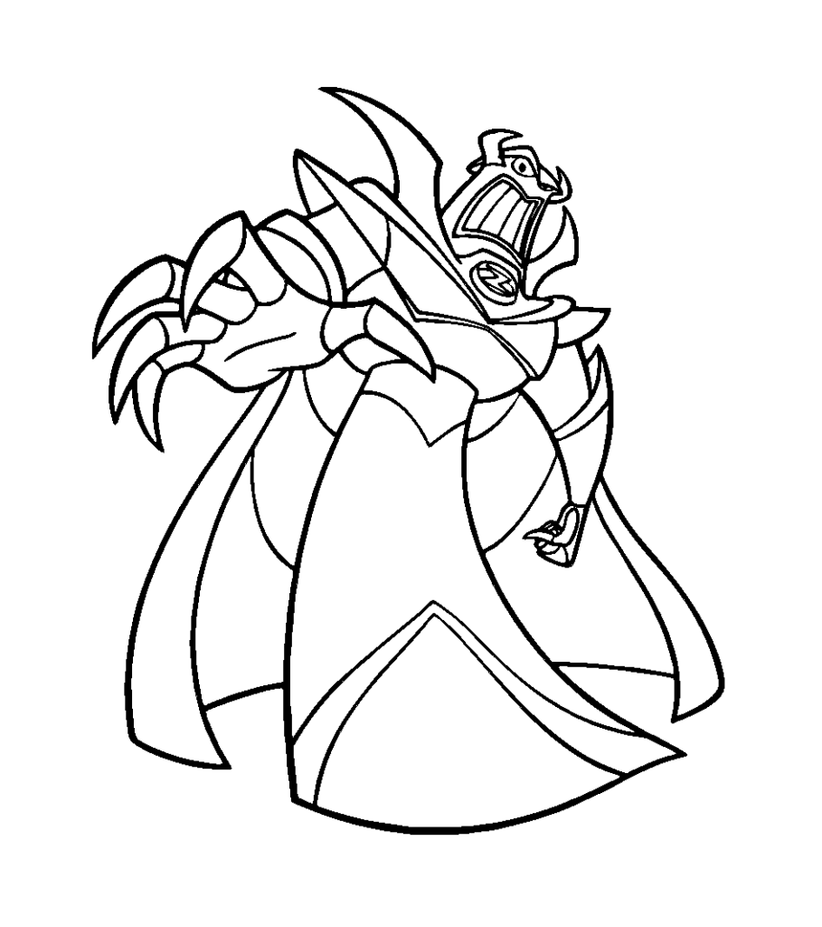 Zurg Toy Story Coloring Page