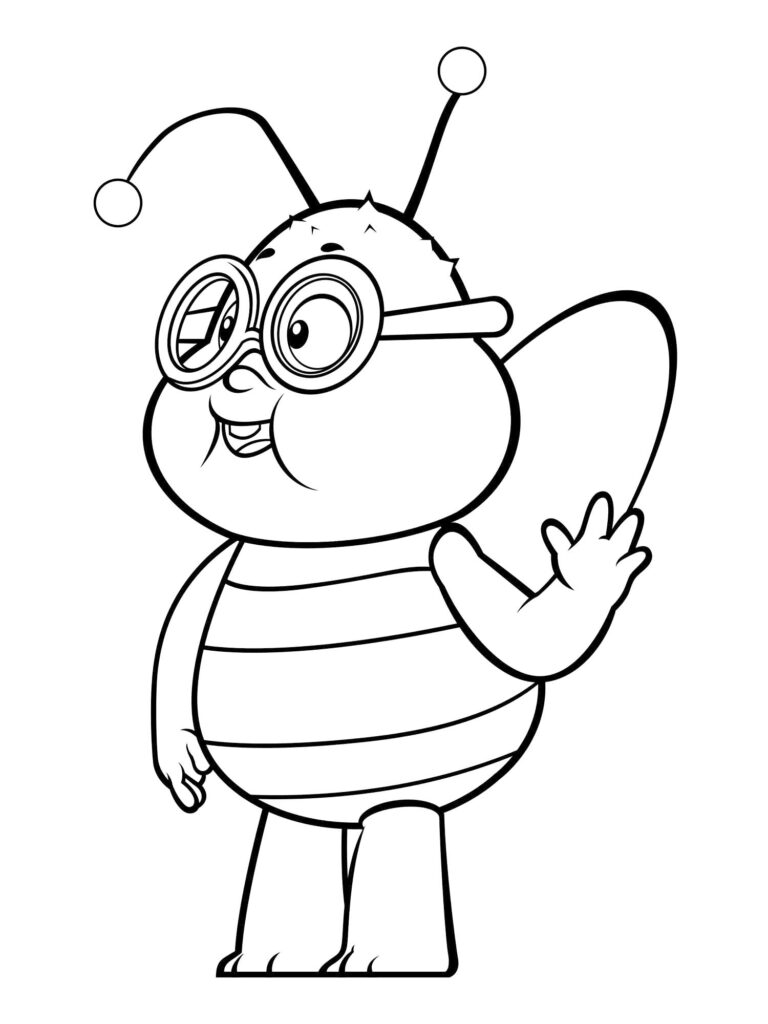 Barry Maya The Bee Coloring Page