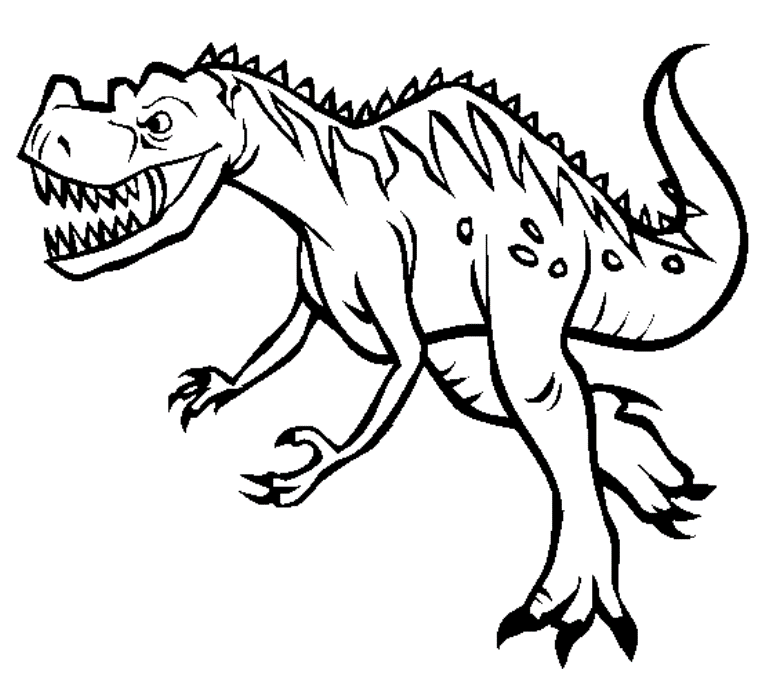 Ceratosaurus Coloring Sheet