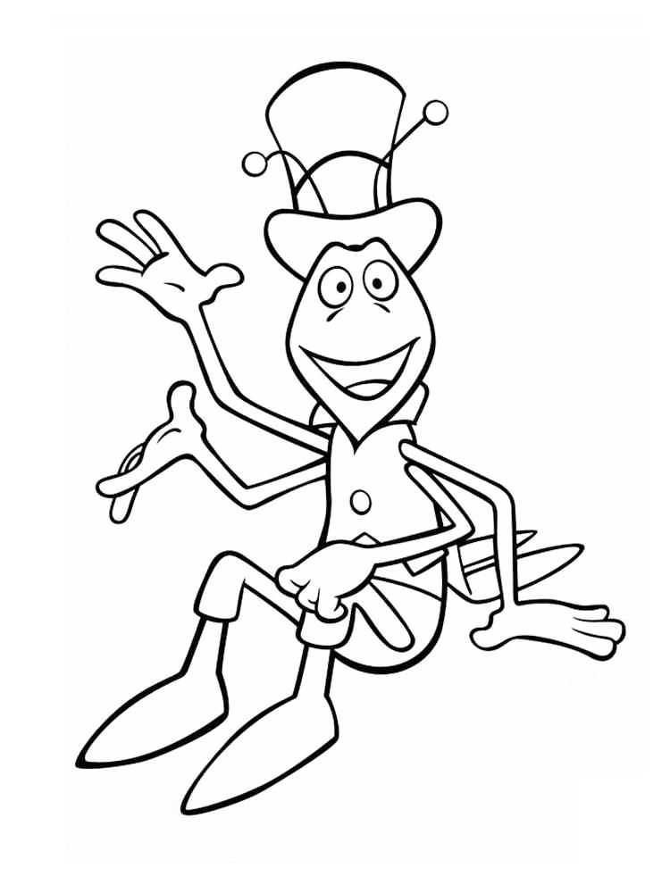 Flip Says Hi Maya The Bee Coloring Page