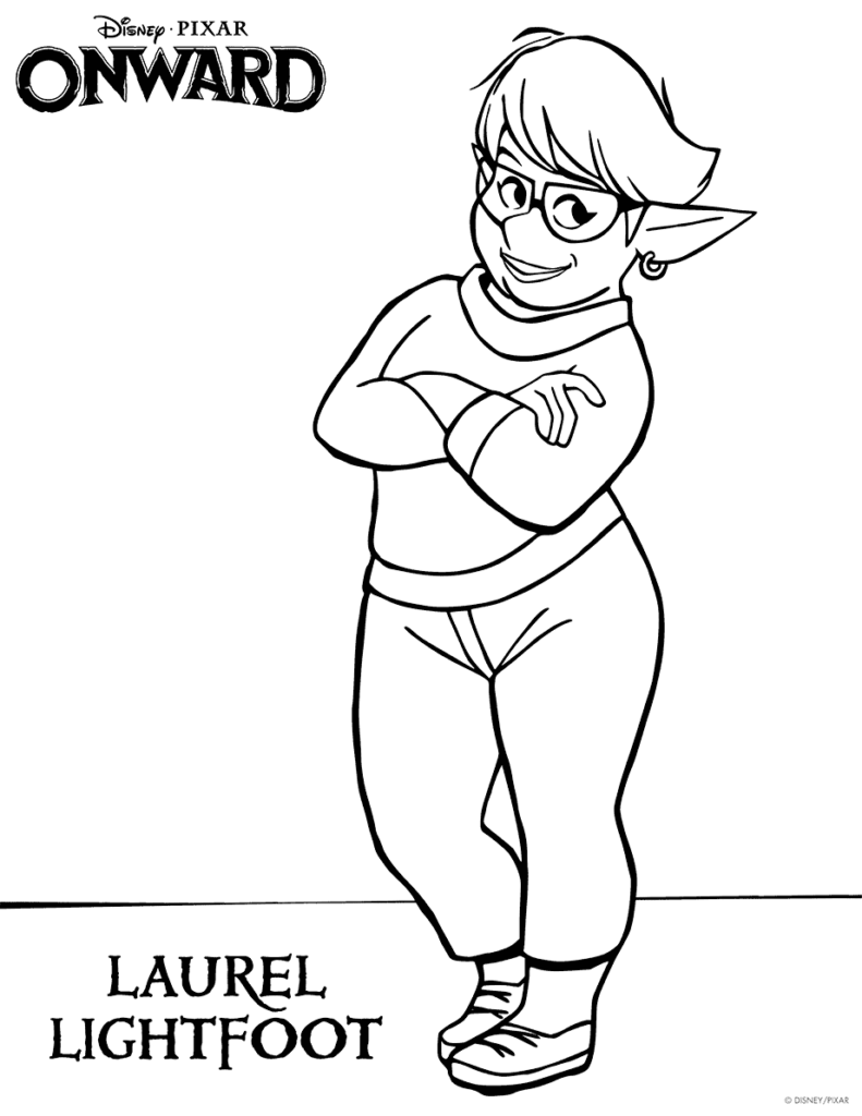 Laurel Onward Coloring Page