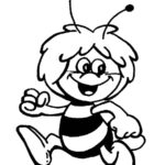 Maya The Bee Coloring Page