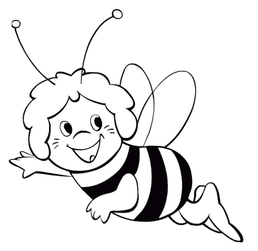 Maya The Bee Coloring Pages