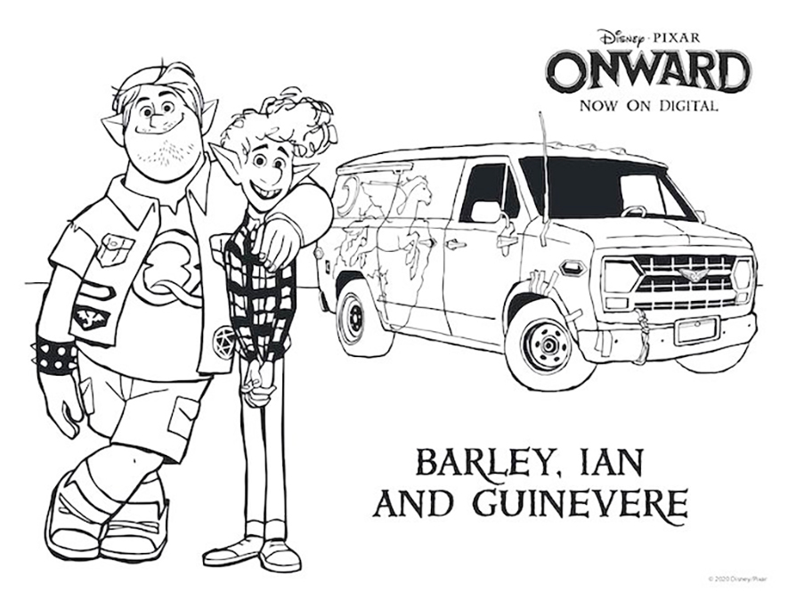 Onward Coloring Page