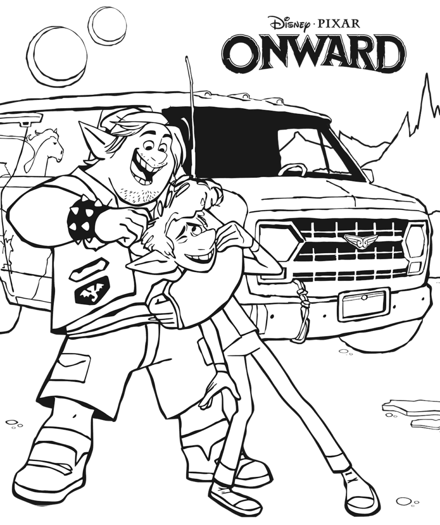 Onward Coloring Sheet