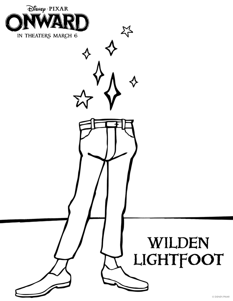 Wilden Lightfoot Onward Coloring Page